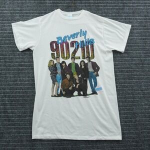 Allison Beverly Hills 90210 T-Shirt Unisex Large White Vintage 90s Graphic Tee